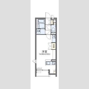 ワンルーム 間取り図