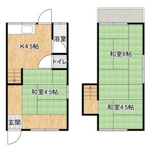 3DK 間取り図