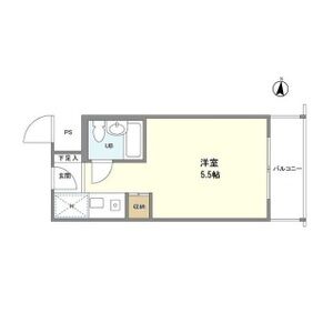 ワンルーム 間取り図