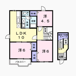 3LDK 間取り図