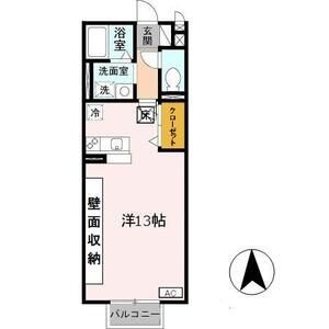 ワンルーム 間取り図