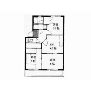 3DK 間取り図