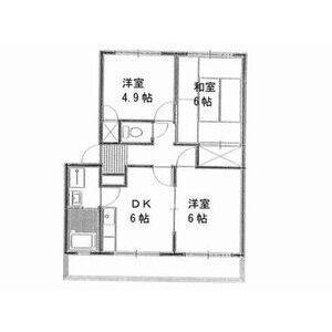 3DK 間取り図
