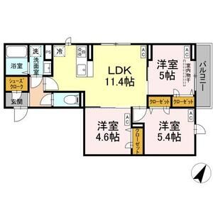 3LDK 間取り図