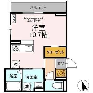 ワンルーム 間取り図