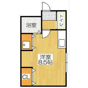 ワンルーム 間取り図