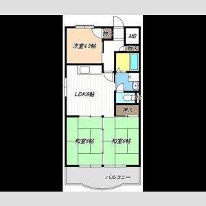 3DK 間取り図