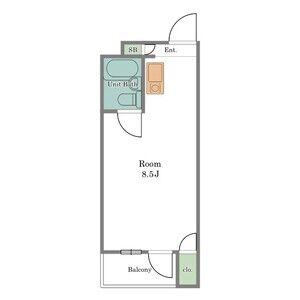 ワンルーム 間取り図