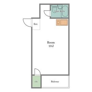 ワンルーム 間取り図