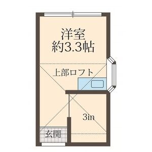 ワンルーム 間取り図