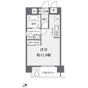 ワンルーム 間取り図