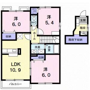 3LDK 間取り図