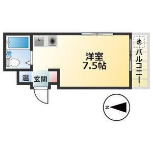 ワンルーム 間取り図