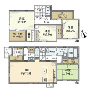 4LDK 間取り図