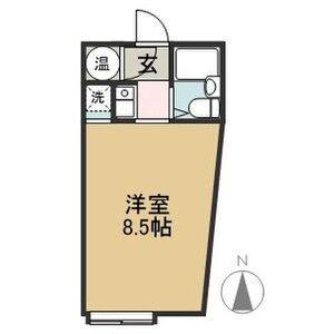 ワンルーム 間取り図