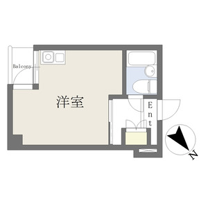 ワンルーム 間取り図