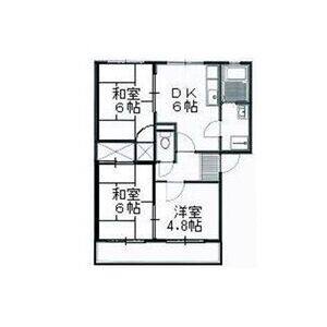 3DK 間取り図