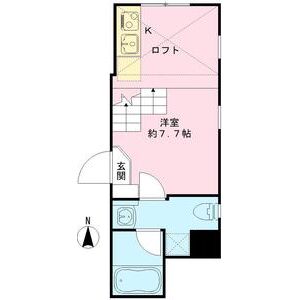 ワンルーム 間取り図