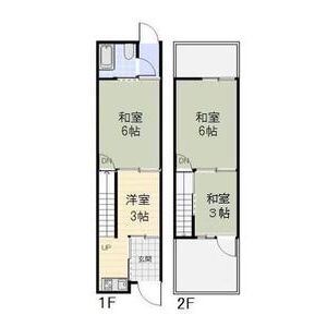 3DK 間取り図