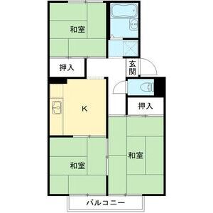 3DK 間取り図