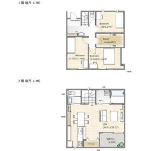 3LDK 間取り図
