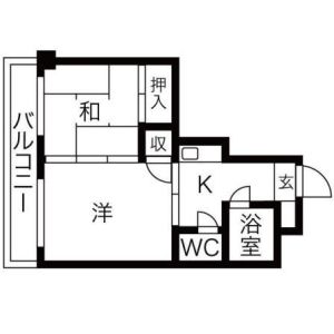 2K 間取り図