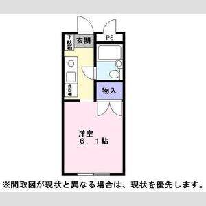 ワンルーム 間取り図