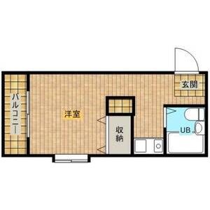 ワンルーム 間取り図