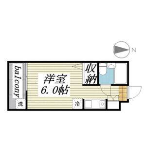 ワンルーム 間取り図