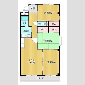 3LDK 間取り図