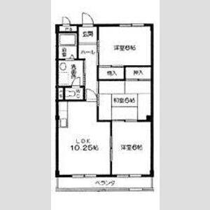 3LDK 間取り図