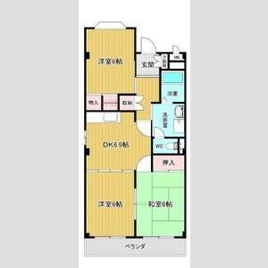 3DK 間取り図