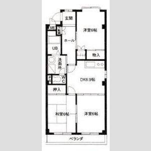 3DK 間取り図