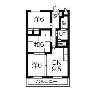 3LDK 間取り図