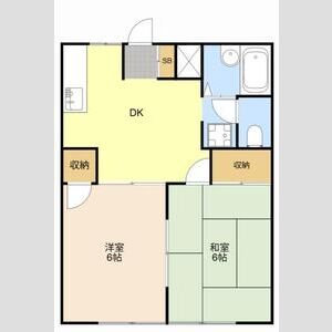 2DK 間取り図
