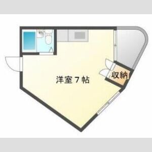 ワンルーム 間取り図