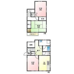 3DK 間取り図