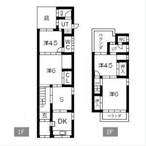 4DK 間取り図
