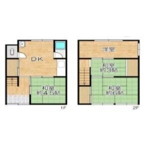 4DK 間取り図
