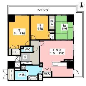 3LDK 間取り図