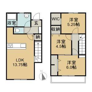 3LDK 間取り図