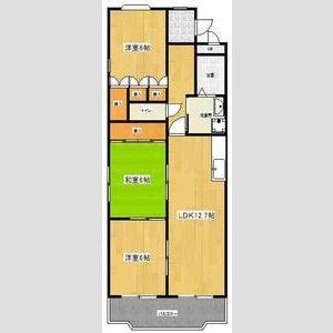 3LDK 間取り図