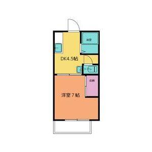 1DK 間取り図