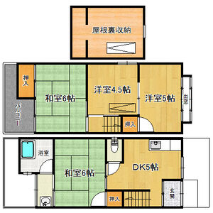 4DK 間取り図