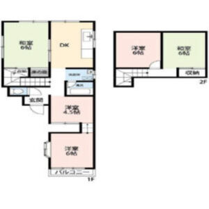 5DK 間取り図