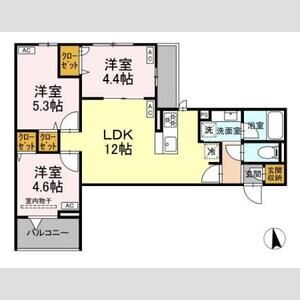 3LDK 間取り図
