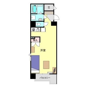 ワンルーム 間取り図
