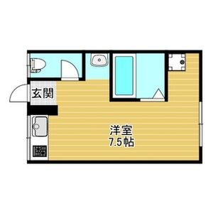 ワンルーム 間取り図