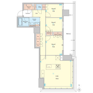 3LDK 間取り図