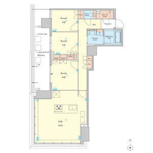 3LDK 間取り図